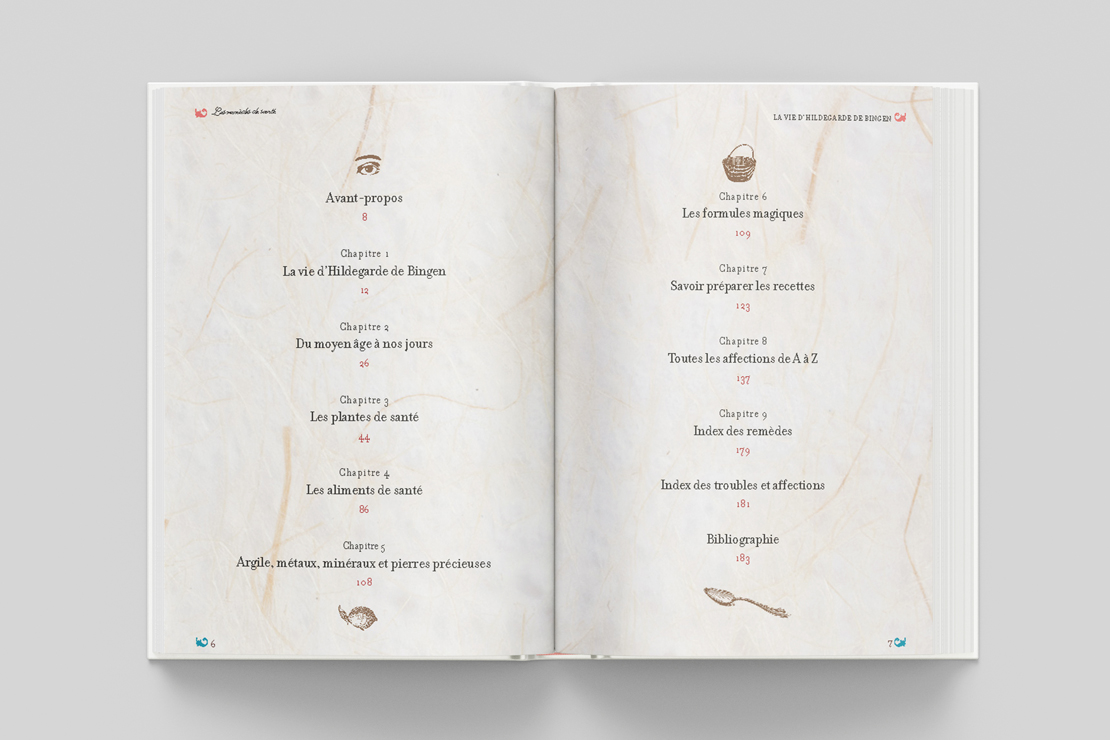 les remèdes de santé d'hildegarde de bingen, sommaire