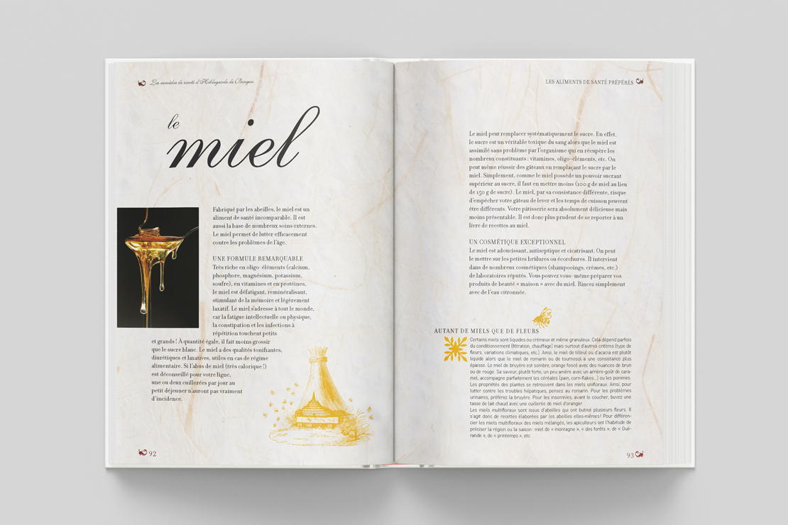 les remèdes de santé d'hildegarde de bingen, le miel